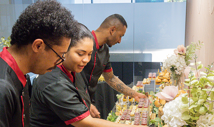 Curated canapés and drinks